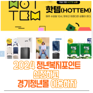 청년복지포인트 신청 및 경기청년몰 이용방법