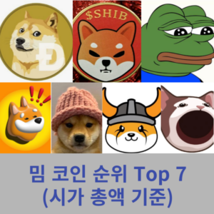 밈코인순위Top7